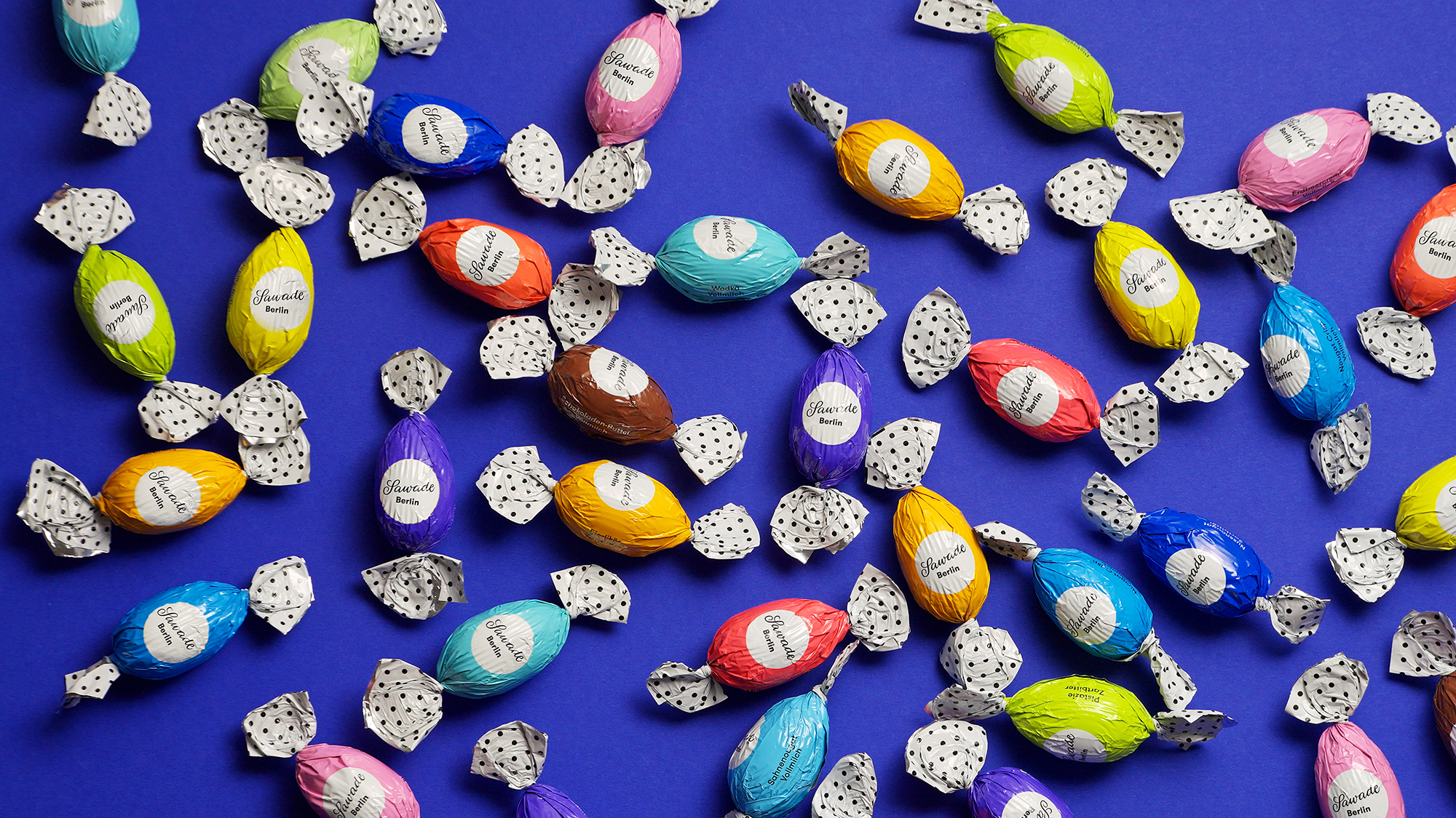 Viele bunte Ostereier